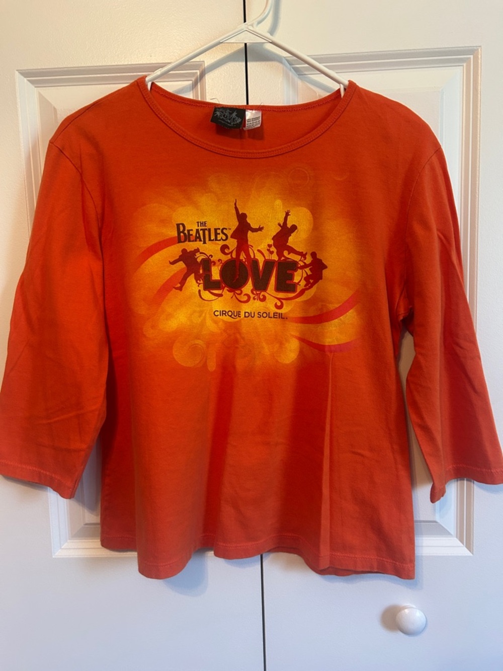 The Beatles LOVE Cirque du Soleil Orange Juniors Tee